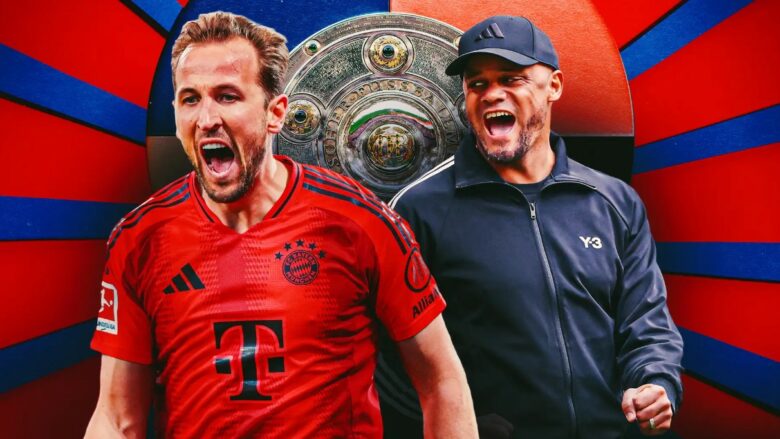 Harry Kane ia  bën përhair  trofeut të parë në karrierë  Bayern Munich shpallet kampion në Bundesliga
