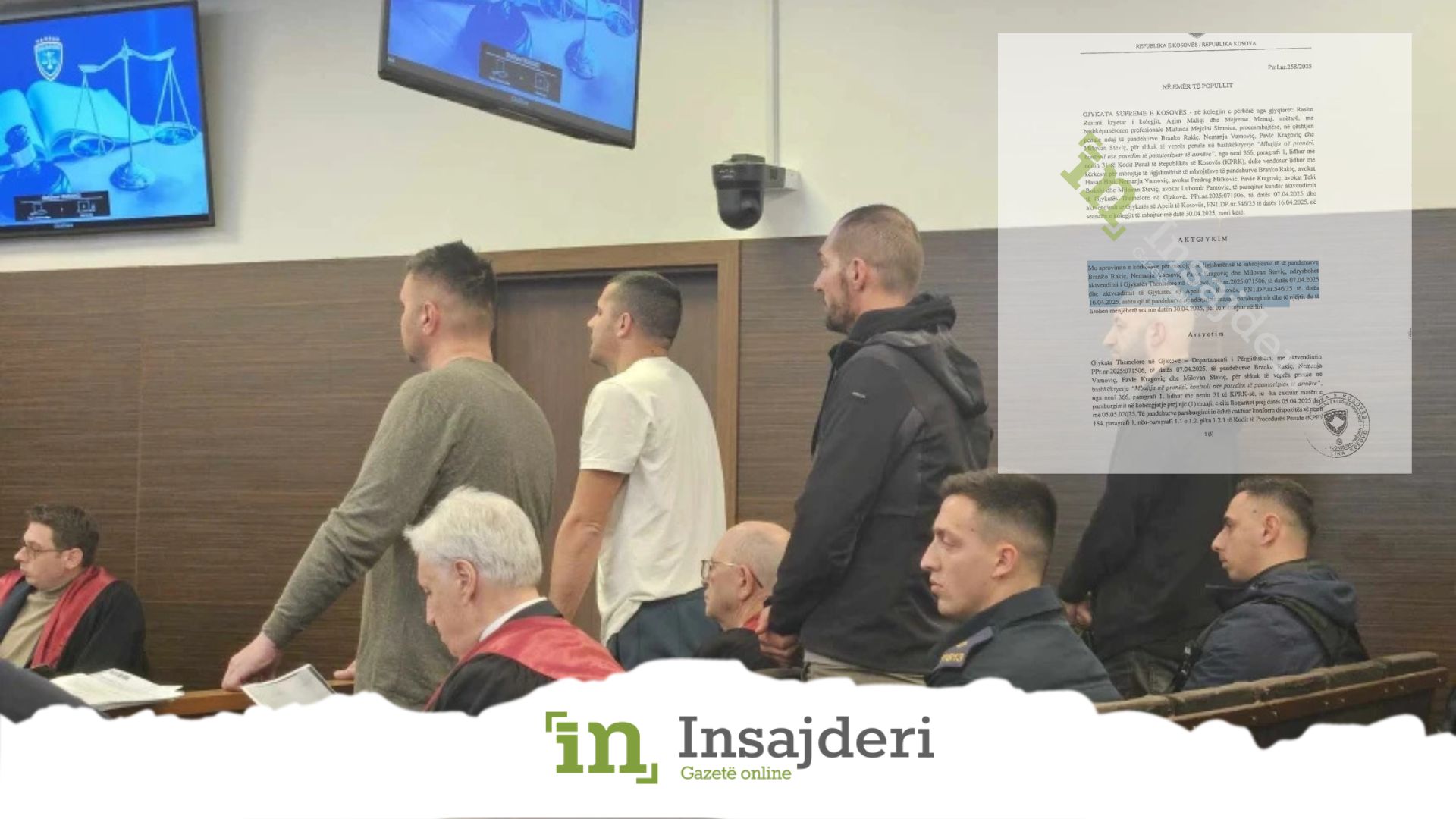 Lirohen pelegrinët serbë që u arrestuan në Gjakovë  Insajderi sjell detaje nga vendimi i Gjykatës Supreme